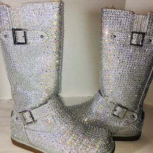 Crystal Rhinestone boots